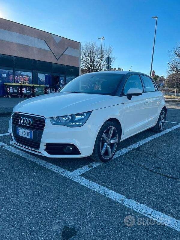 Usata Audi A1 90 CV (66 kW) 2012 Bianco Utilitaria