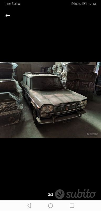 Usata Fiat 2300 1970 Nero Berlina