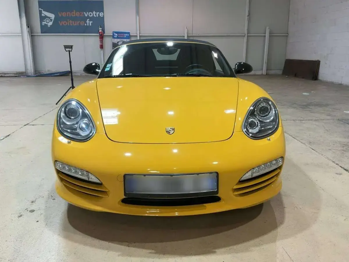 Usata Porsche Boxster 256 CV (188 kW) 2011 Giallo Cabrio