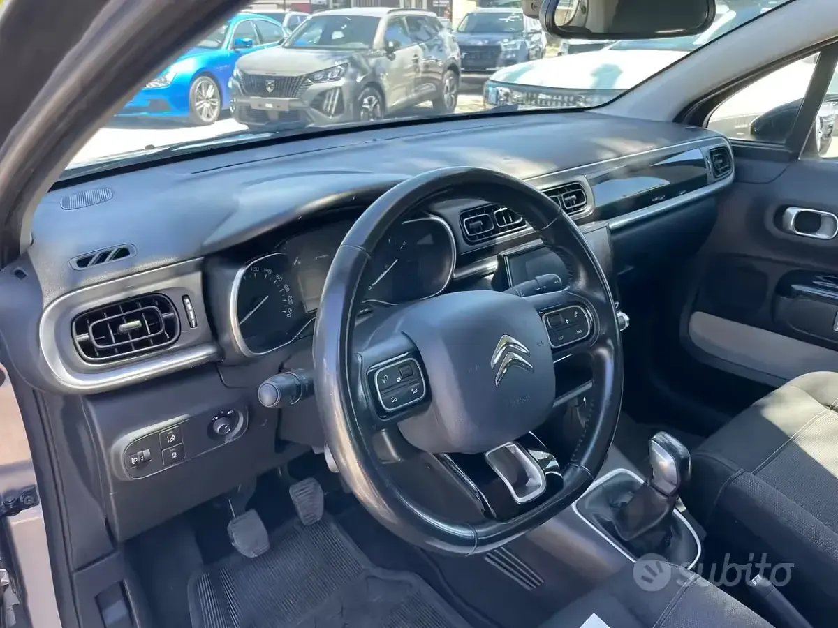 Usata Citroën C3 Shine 82 CV (60 kW) 2018 Grigio Utilitaria