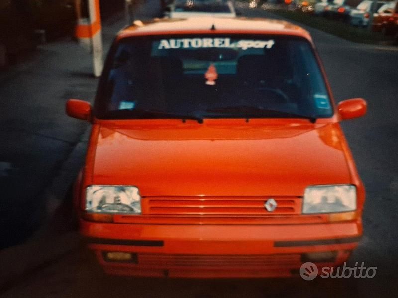 Usata Renault R5 1990 Rosso Utilitaria