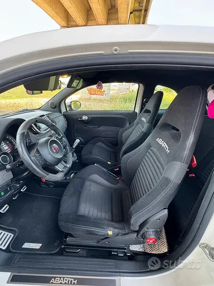 Usata Abarth 595 Competizione 180 CV (132 kW) 2018 Bianco Berlina