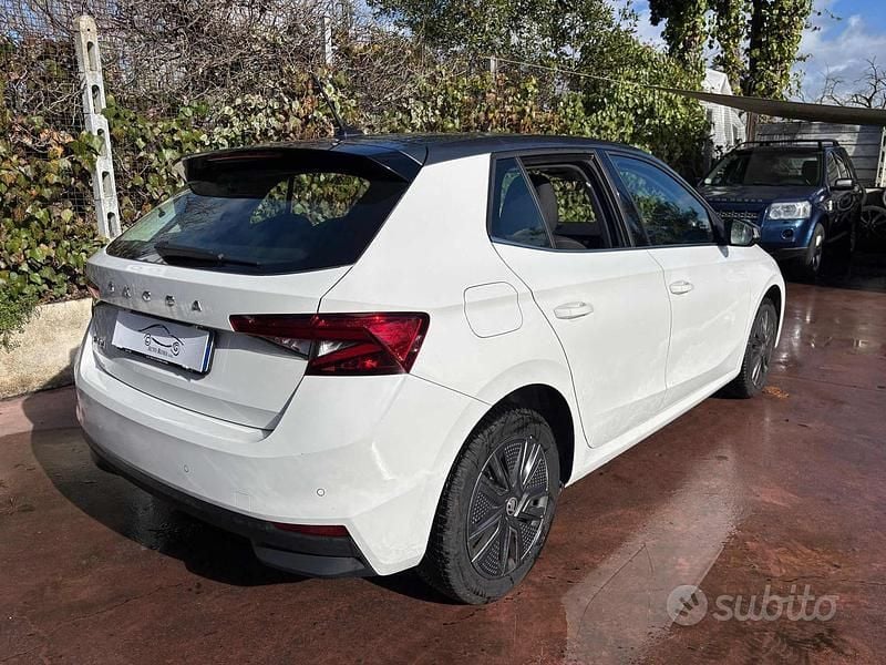 Usata Skoda Fabia 95 CV (69 kW) 2022 Bianco Utilitaria