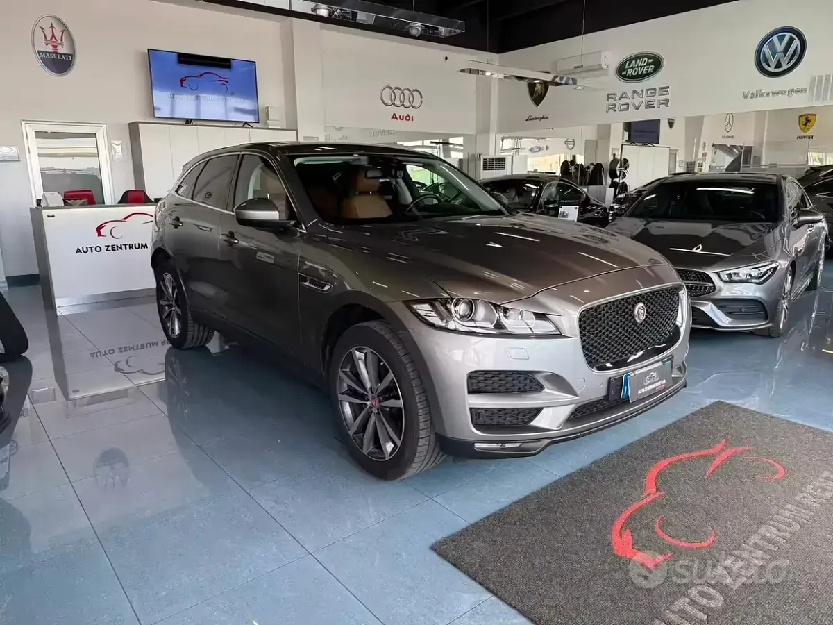 Usata Jaguar F-Pace Prestige 241 CV (177 kW) 2018 Grigio SUV