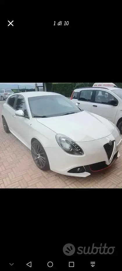 Usata Alfa Romeo Giulietta Quadrifoglio Verde 235 CV (172 kW) 2010 Bianco Utilitaria