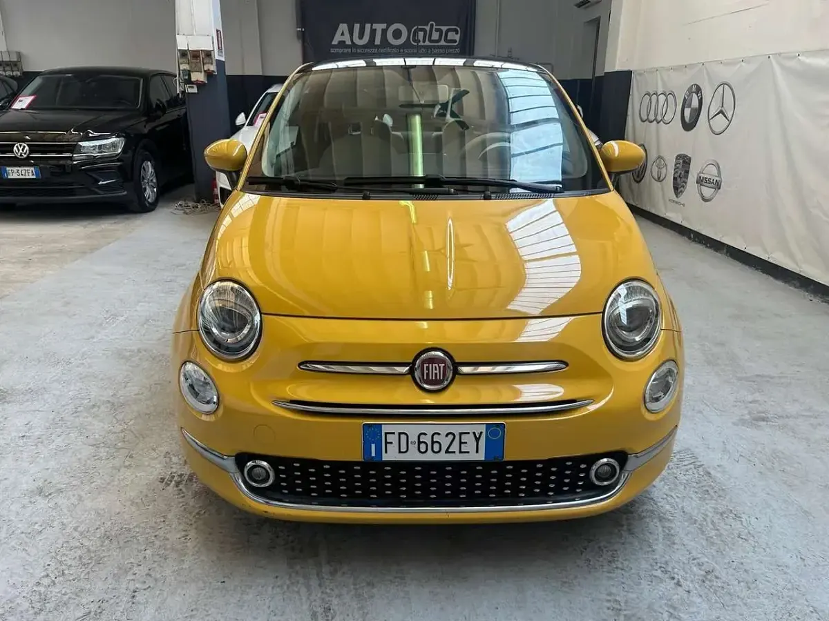 Usata Fiat 500 Lounge 69 CV (50 kW) 2016 Giallo Utilitaria