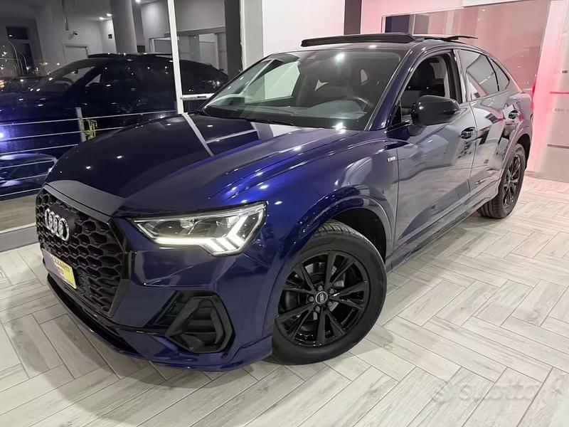 Usata Audi Q3 Sportback S-Line 150 CV (110 kW) 2022 Blu SUV