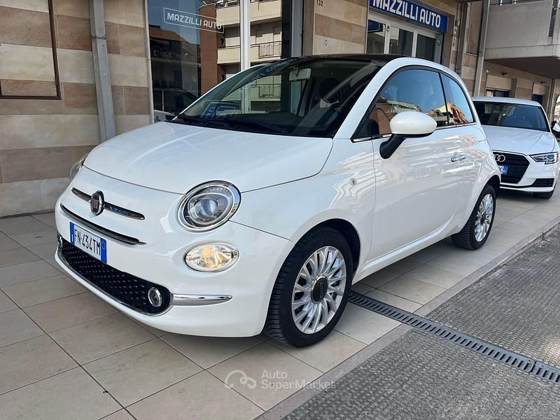 Usata Fiat 500 Lounge 69 CV (50 kW) 2018 Bianco Utilitaria