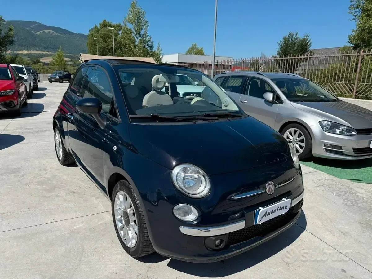 Usata Fiat 500C Lounge 95 CV (69 kW) 2011 Cabrio