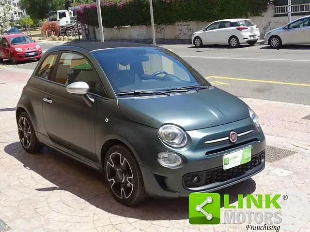 Usata Fiat 500C Rockstar 69 CV (50 kW) 2020 Verde Cabrio