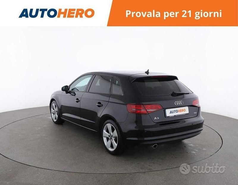 Usata Audi A3 Ambition 110 CV (80 kW) 2016 Nero Berlina