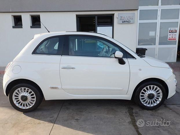 Usata Fiat 500 Lounge 95 CV (69 kW) 2012 Bianco Berlina
