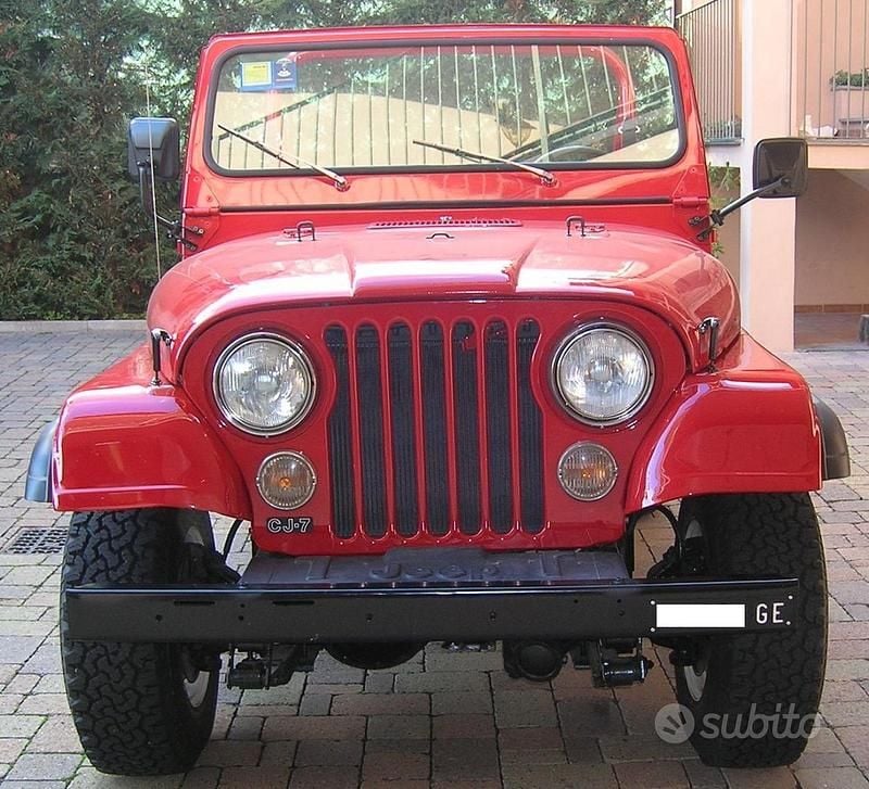 Usata Jeep CJ 54 CV (39 kW) 1980 Rosso SUV