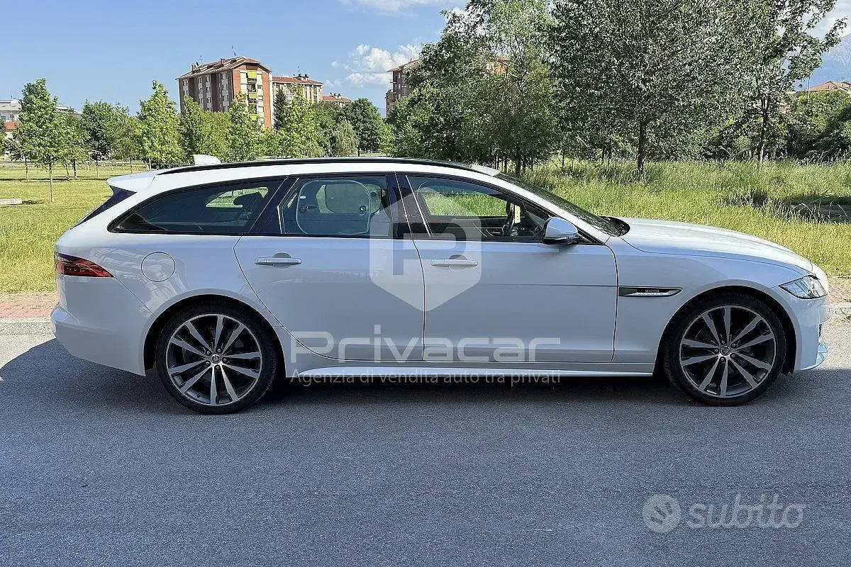 Usata Jaguar XF Sportbrake R-Sport 179 CV (131 kW) 2017 Bianco Station wagon