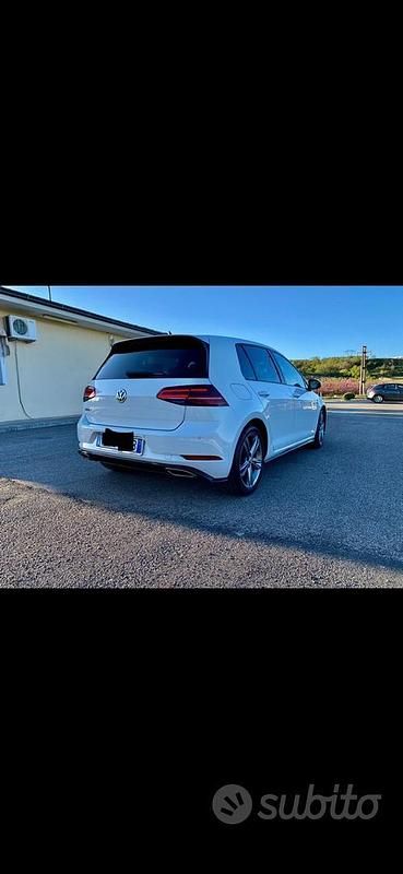 Usata VW Golf VII 115 CV (84 kW) 2018 Bianco Berlina