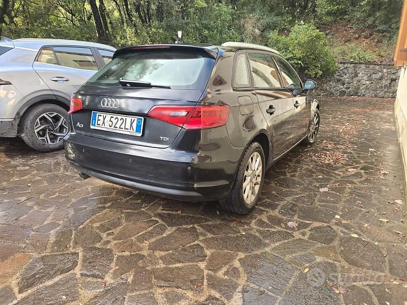 Usata Audi A3 Ambition 105 CV (77 kW) 2013 Nero Berlina