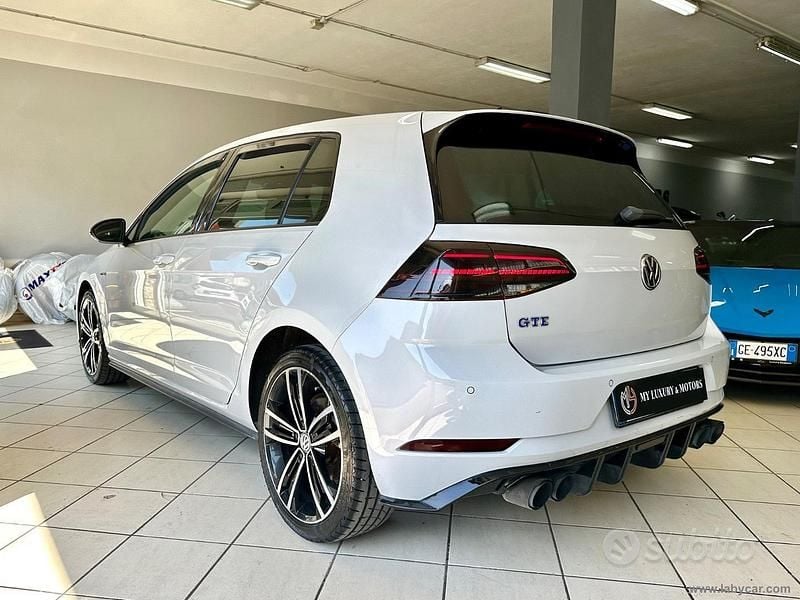 Usata VW Golf VII GTE 204 CV (150 kW) 2017 Bianco Berlina