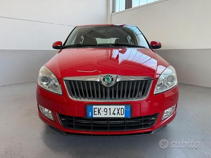 Usata Skoda Fabia Active 75 CV (55 kW) 2011 Rosso Berlina