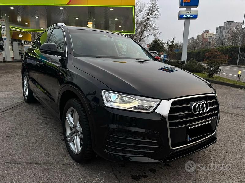 Usata Audi Q3 S-Line 184 CV (135 kW) 2015 Nero SUV