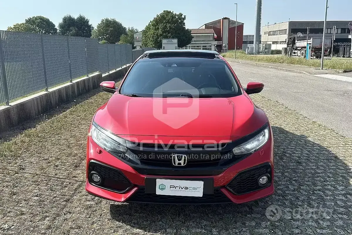 Usata Honda Civic Executive 120 CV (88 kW) 2018 Rosso Utilitaria
