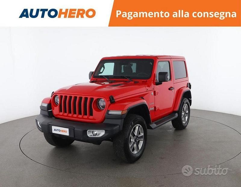 Rosso Usata 2020 Jeep Wrangler Sahara SUV | 41.699 € (Super prezzo) - Immagine 1/2