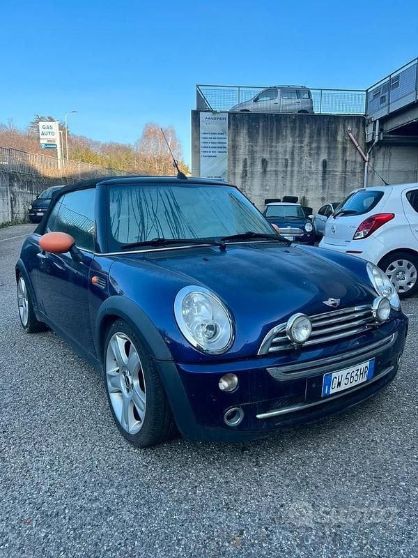 Usata Mini Cooper Cabriolet 2004 Blu Cabrio