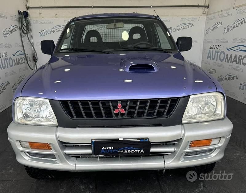 Usata Mitsubishi L200 99 CV (72 kW) 1999 Blu Pick-up