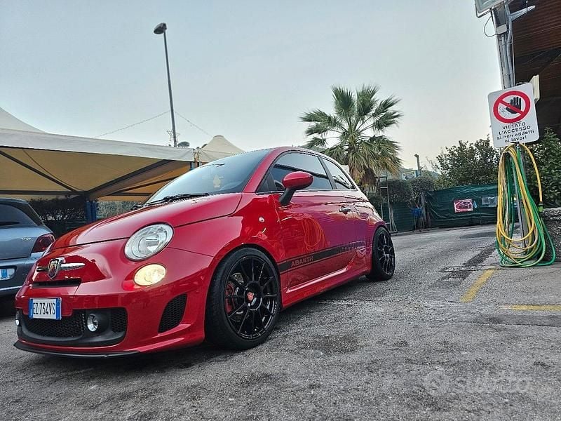 Usata Abarth 595 140 CV (102 kW) 2015 Rosso Berlina