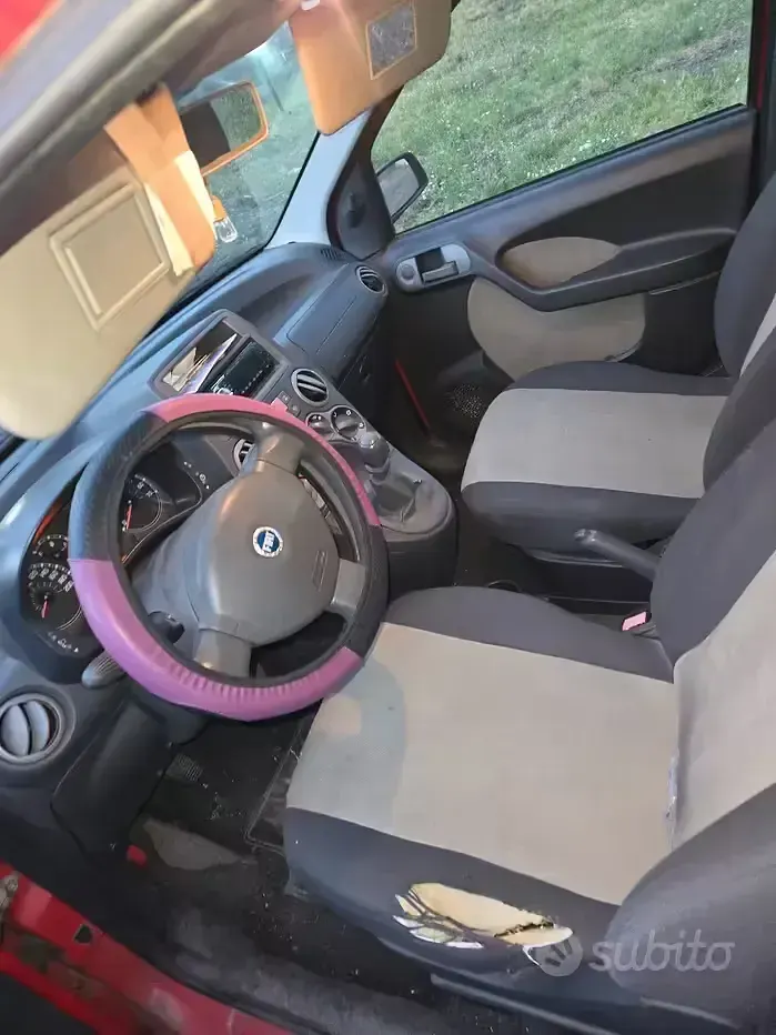 Usata Fiat Panda 2006 Rosso Utilitaria