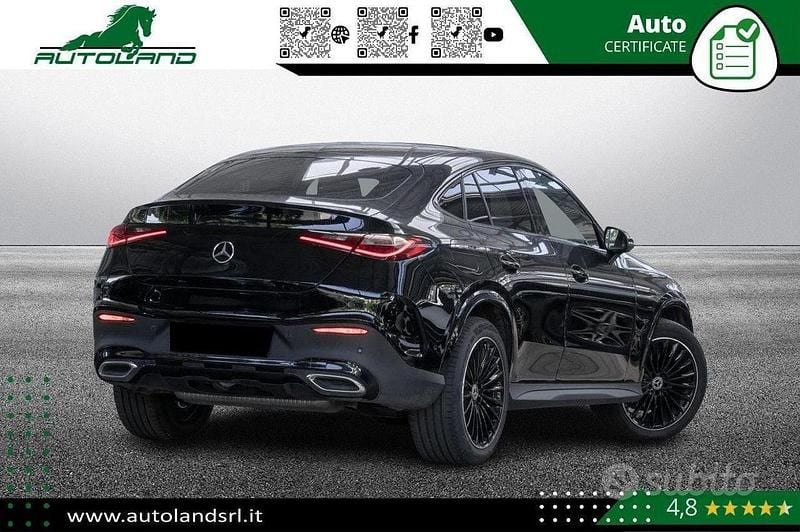 Usata Mercedes GLC300e Advanced Plus 258 CV (189 kW) 2024 Nero metallizzato Coupé