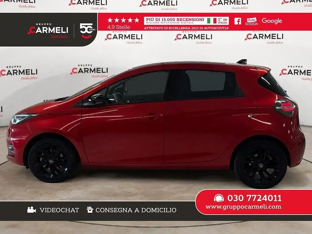 Usata Renault Zoe Zen 100 kW (136 CV) 2023 Rosso Utilitaria
