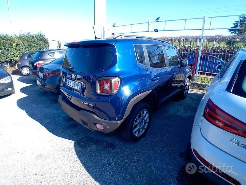 Usata Jeep Renegade Limited 140 CV (102 kW) 2020 Blu SUV