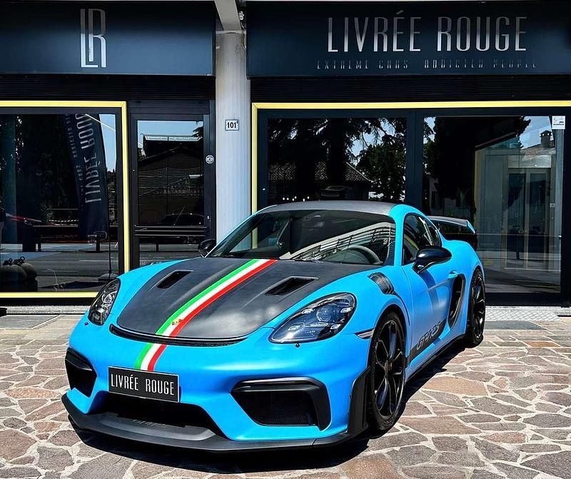 Usata Porsche 718 Cayman GT4 420 CV (308 kW) 2020 Blu/azzurro Coupé
