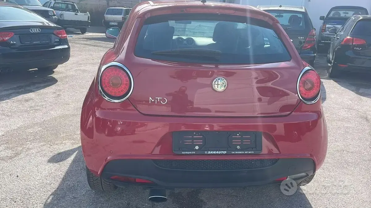 Usata Alfa Romeo MiTo Distinctive 95 CV (69 kW) 2010 Rosso Utilitaria