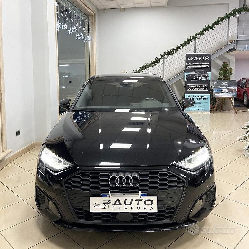 Usata Audi A3 Business 116 CV (85 kW) 2020 Nero Berlina