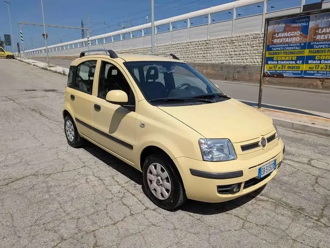 Usata Fiat Panda Dynamic 69 CV (50 kW) 2010 Giallo Utilitaria
