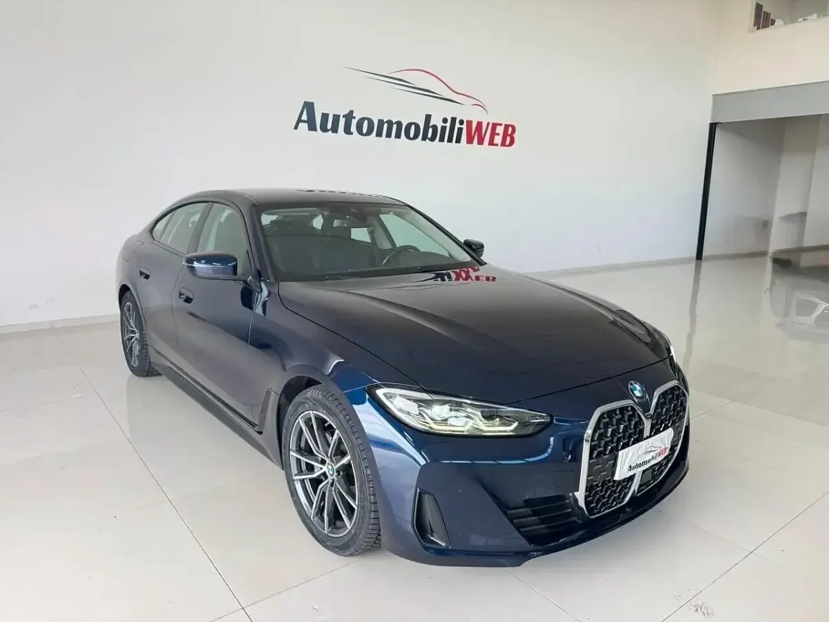 Usata BMW 420 Coupé Sport Line 190 CV (139 kW) 2022 Blu Coupé