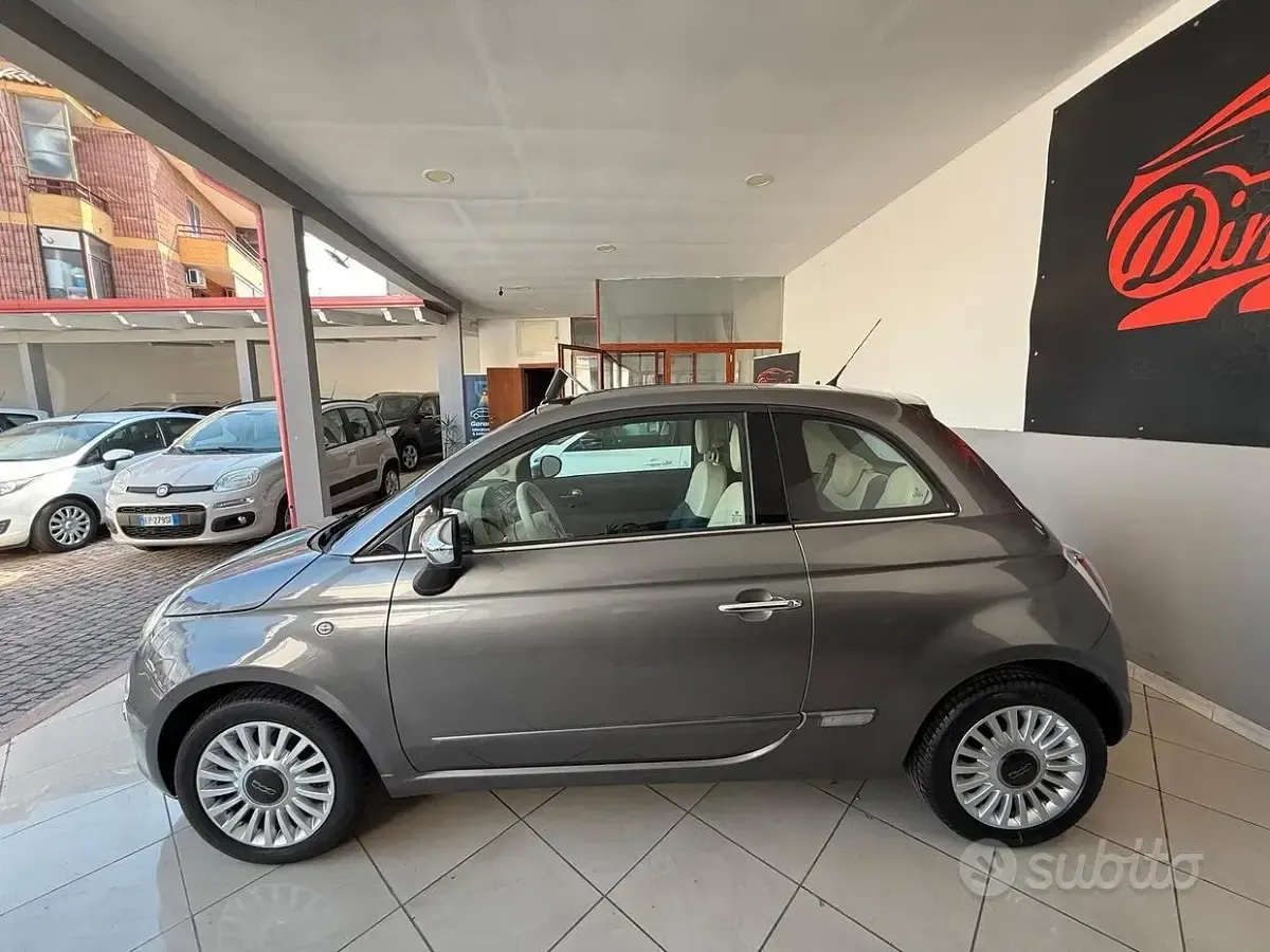 Usata Fiat 500 75 CV (55 kW) 2011 Grigio Utilitaria