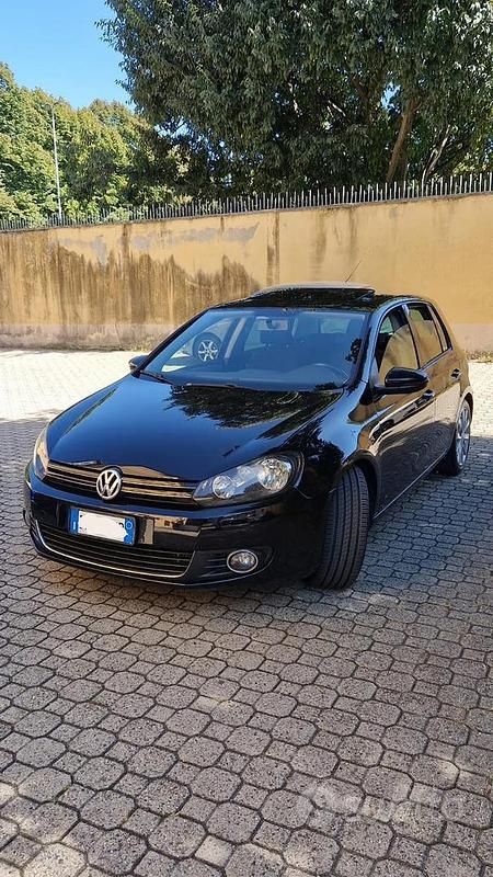 Usata VW Golf VI 110 CV (80 kW) 2009 Nero Utilitaria