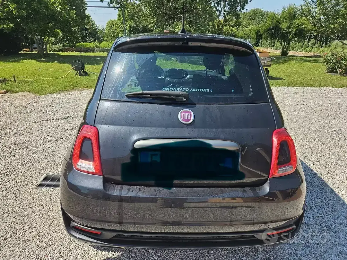 Usata Fiat 500 95 CV (69 kW) 2018 Nero Utilitaria