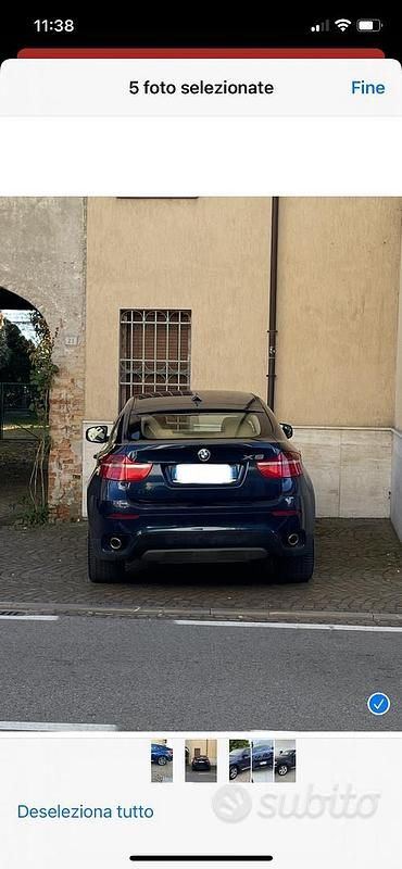 Usata BMW X6 Efficient Dynamics 286 CV (210 kW) 2008 Blu SUV