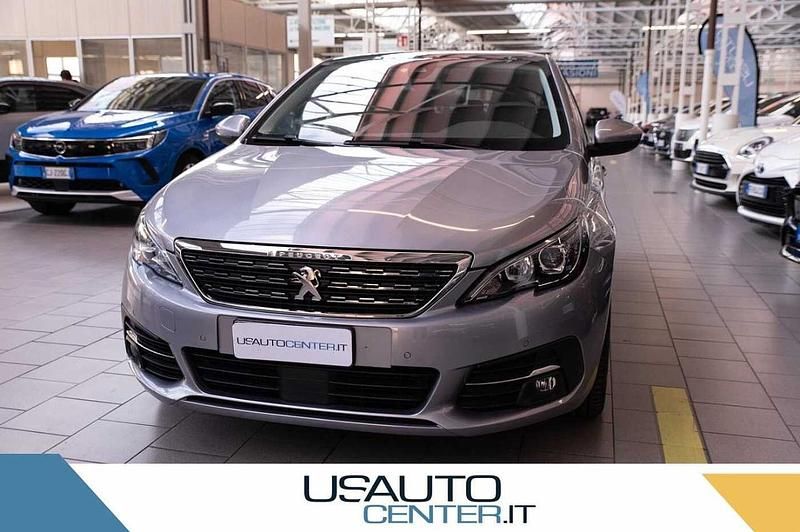 Usata Peugeot 308 Allure 131 CV (96 kW) 2018 Argento Berlina
