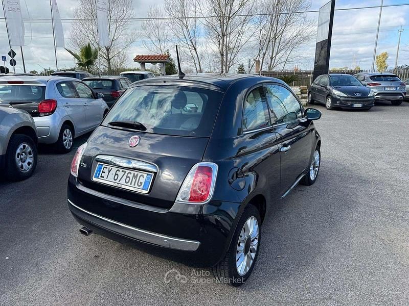 Usata Fiat 500 Lounge 69 CV (50 kW) 2015 Nero Utilitaria