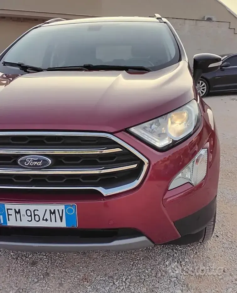 Usata Ford Ecosport Titanium 125 CV (91 kW) 2018 Rosso SUV