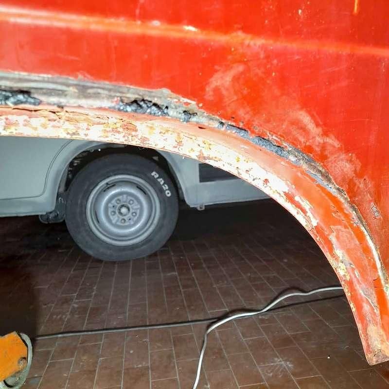 Usata Fiat 850 31 CV (22 kW) 1967 Rosso Furgone