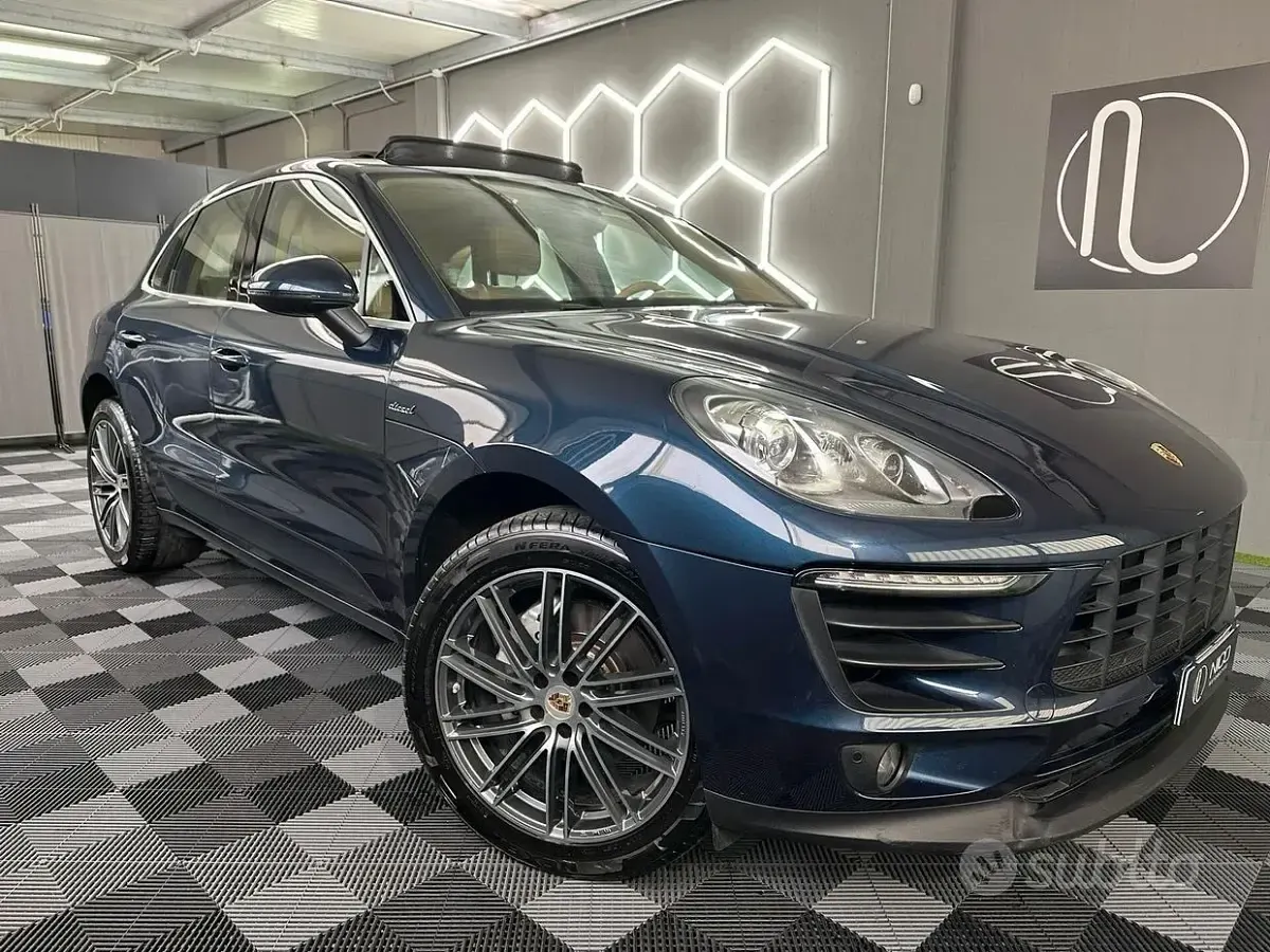 Usata Porsche Macan 250 CV (183 kW) 2016 Blu SUV