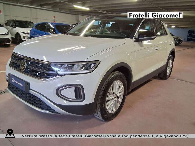 Ascot grey deep black perlato Usata 2022 VW T-Roc Life SUV | 22.900 € (Ottimo prezzo) - Immagine 1/4
