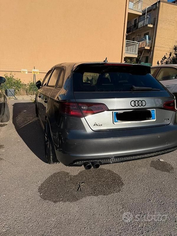 Usata Audi A3 S-Line 184 CV (135 kW) 2014 Grigio Berlina