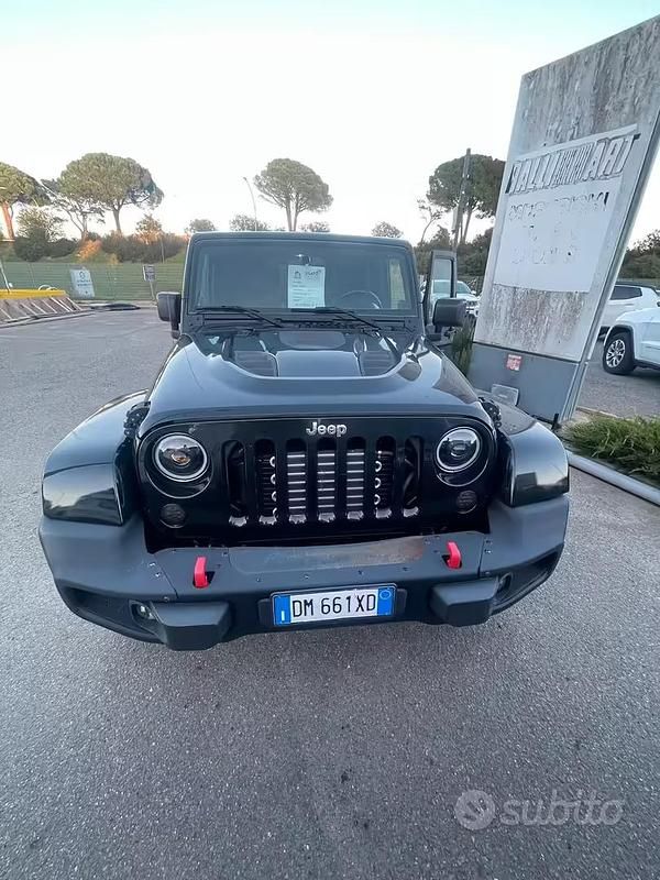 Usata Jeep Wrangler Rubicon 177 CV (130 kW) 2008 Nero SUV