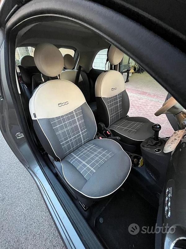 Usata Fiat 500 Lounge 95 CV (69 kW) 2017 Grigio Utilitaria